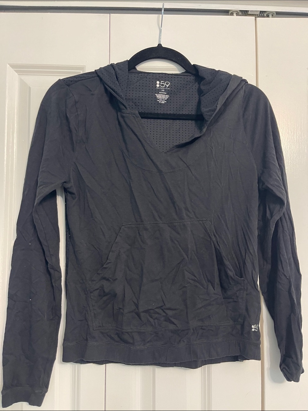 Splits59 Black Hooded Women's Pullover Sweater